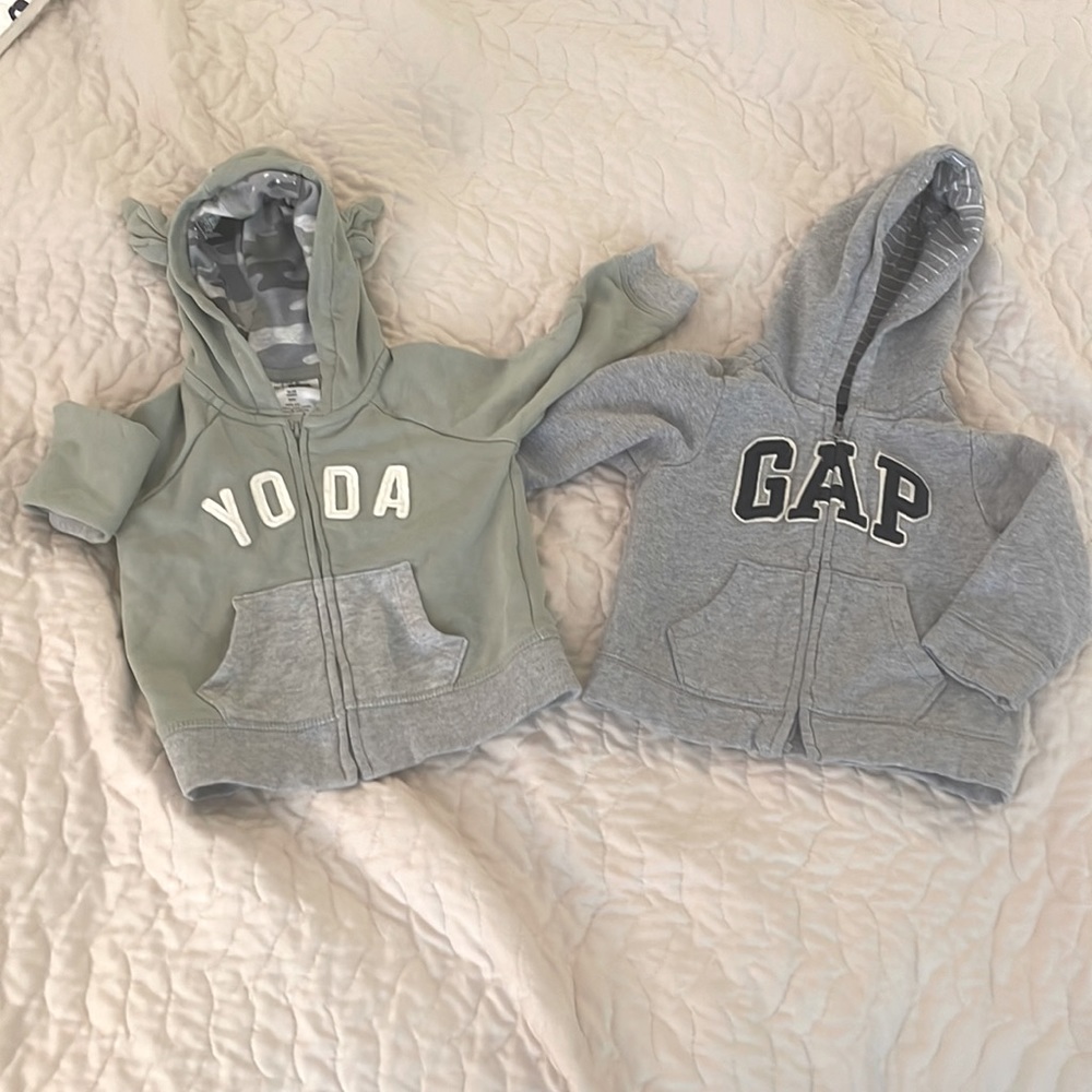 Set of two baby gap hoodies
